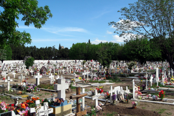 Cementerio de Villegas La Matanza- Argentina.Foto tomada de Flickr con licencia Creative Commons de Francisco Floreal Artese.