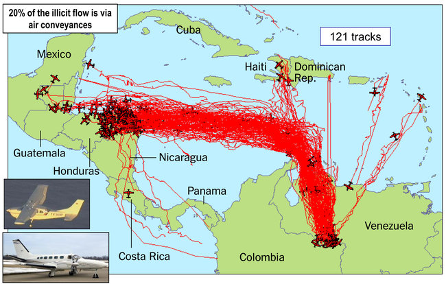 rutas-del-narcotrafico-originadas-desde-venezuela-via-aerea