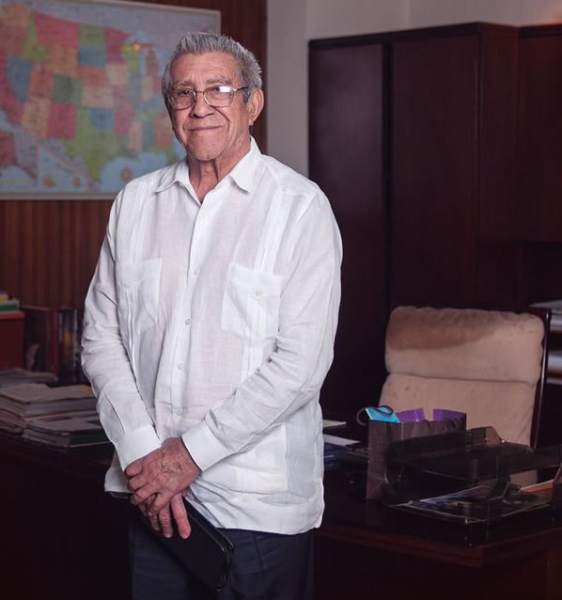 Miguel Facussé, dueño de la corporación Dinant. Foto: La Prensa