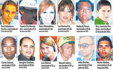 El 95% de los casos de periodistas asesinados carecen de una investigación que de con las causas de su muerte. Imagen tomada de tenacarlos.wordpress.com