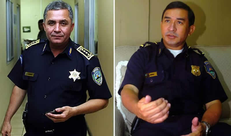 Los generales José Luis Muñoz Licona y José Ricardo Ramírez del Cid son acusados de encabezar un cartel de policías asesinos.
