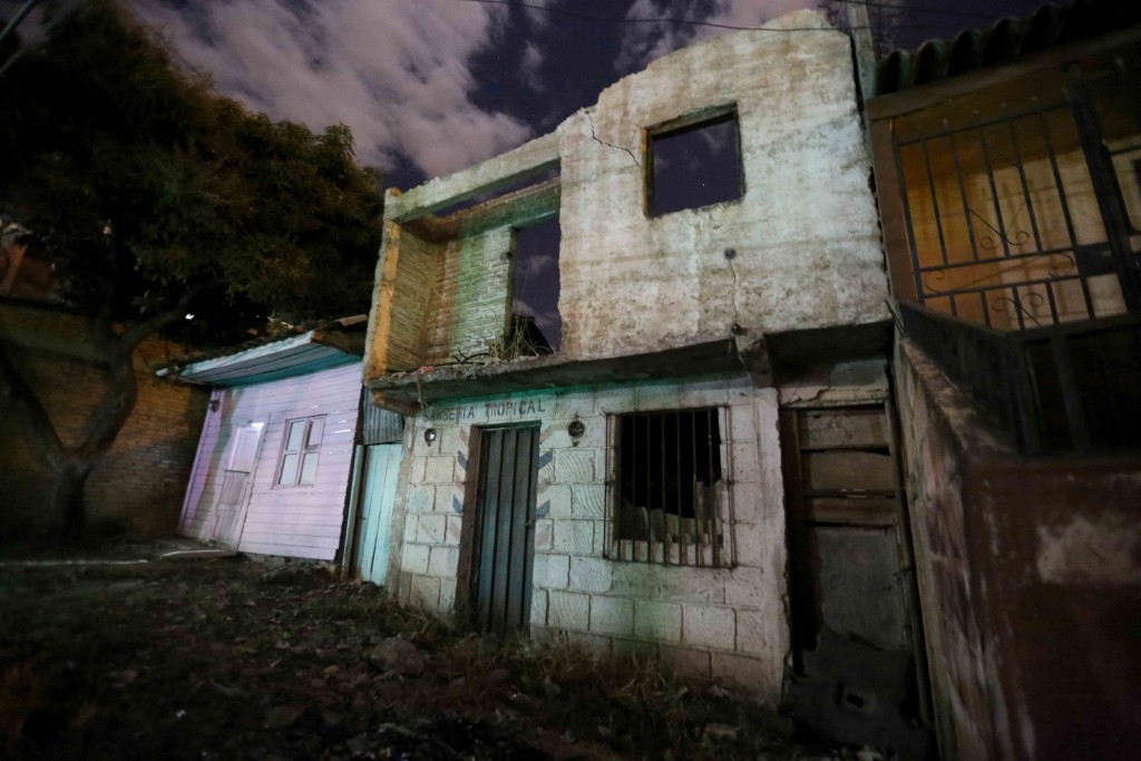 Casa abandonada por la violencia, Tegucigalpa. Foto Delmer Membreño.