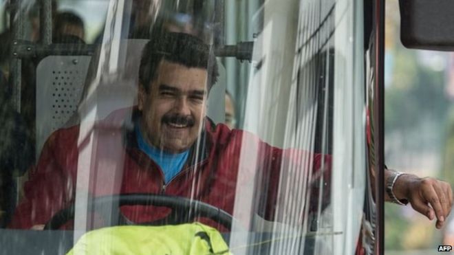 Nicolás Maduro, presidente de Venezuela. Foto AFP.
