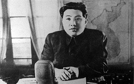 Kim Il-Sung, abuelo del actual lider supremo de Corea del Norte, Kim Jong-il