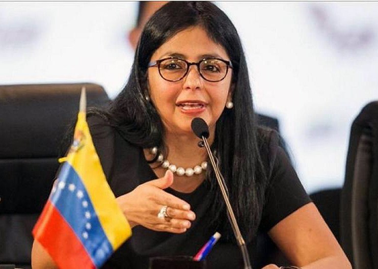 "Son los enemigos de la Patria Grande, de nuestros pueblos, que solo pretenden la entrega de nuestros recursos a los poderes imperiales", aseguró la ministra venezolana.