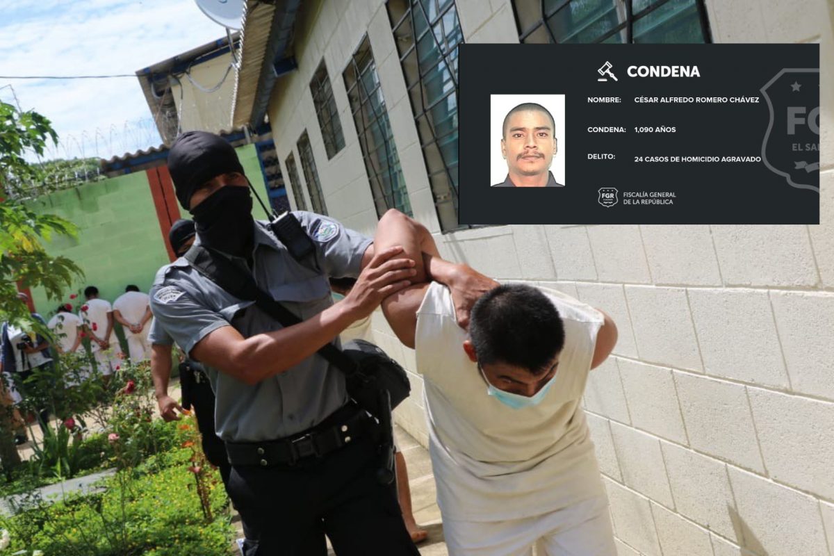 Condenan a más de un milenio de prisión a líder de la MS-13 en El Salvador