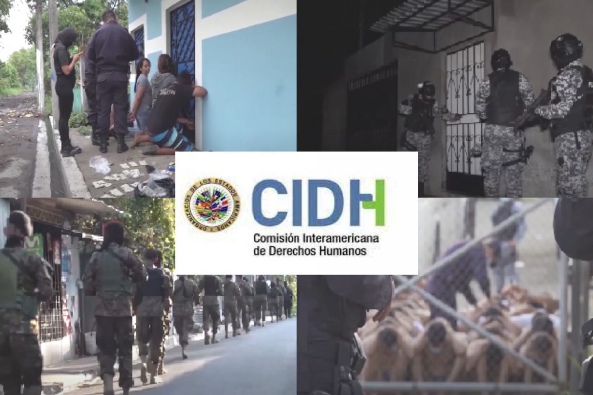 CIDH expresa su preocupación por detenciones arbitrarias en El Salvador